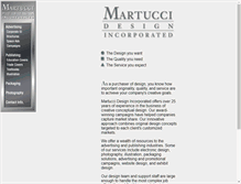 Tablet Screenshot of martuccidesign.com